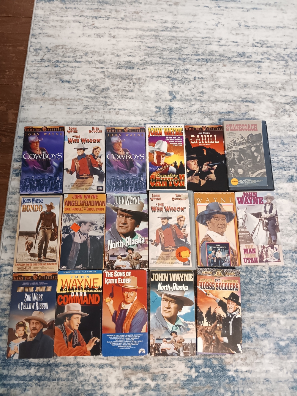 Classic Western VHS Collection - Assorted Covers